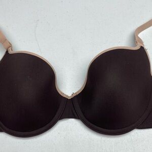 NWOT Passionata by Chantelle BRN/TAN T-Shirt Bra, 34D *P1084